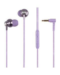 Навушники з мікрофоном DC DCS-28 metal Фіолетові (Purple)