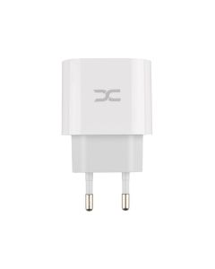 Зарядний пристрій DC CA-D20 (1 USB+1 USB-C) 2.4A Білий (White)