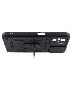 Чохол накладка для Xiaomi Redmi Note 10 Pro Camshield Serge Ring Чорна (Black)