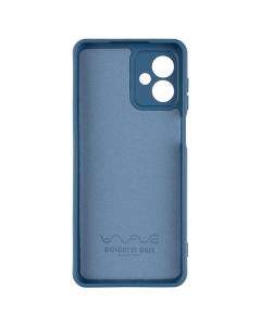 Чехол накладка для Motorola G14 WAVE Colorful Синий (Blue)