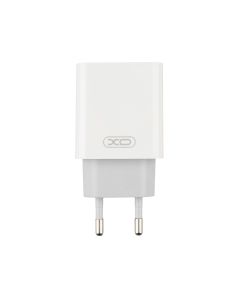 Зарядний пристрій XO L93 2.4A + кабель Micro-USB Білий (White)