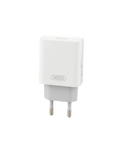 Зарядний пристрій XO L93 2.4A + кабель Micro-USB Білий (White)