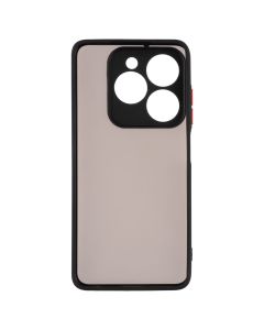Чехол накладка для TECNO Spark 20/20C/GO 2024/POP 8/Infinix Hot 40i Bumper Matte Case Черный (Black)