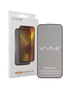 Захисне скло для iPhone 15 WAVE Privacy Чорне (Black)