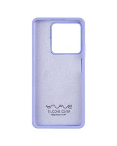 Чехол накладка для Xiaomi Redmi Note 13 5G WAVE Silicone Cover Фиолетовый (Lite Purple)