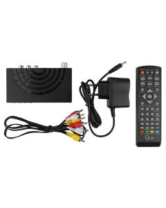 T2 тюнер DVB Q-110 Plastik приставка для цифрового ТБ