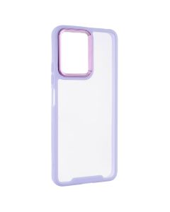 Чехол накладка для Xiaomi Redmi Note 12 WAVE Just Case Фиолетовый (Светло-фиолетовый)