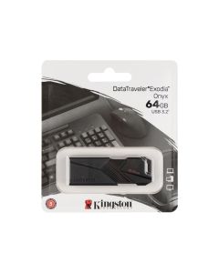 USB Флеш 64Gb Kingston DT Exodia Onyx (USB 3.2) Чорна (Black)