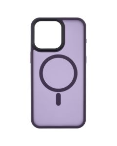Чохол накладка для iPhone 15 Pro Max WAVE Matte Insane MagSafe Фіолетова (Deep Purple)