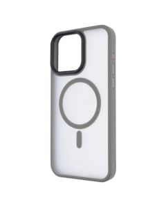 Чохол накладка для iPhone 15 Pro Max WAVE Matte Insane MagSafe Сіра (Grey)
