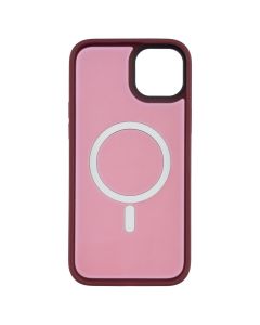 Чехол-накладка для iPhone 15 Plus WAVE Matte Insane MagSafe Красный (темно-красный)