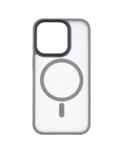 Чехол накладка для iPhone 15 Pro WAVE Matte Insane MagSafe Серый (Grey)