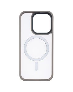 Чехол накладка для iPhone 15 Pro WAVE Matte Insane MagSafe Серый (Grey)