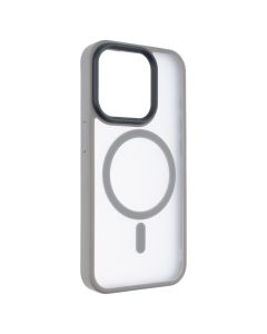 Чехол накладка для iPhone 15 Pro WAVE Matte Insane MagSafe Серый (Grey)