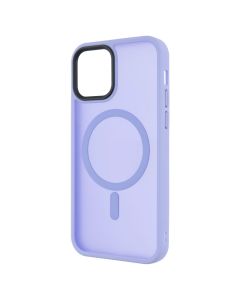 Чохол накладка для iPhone 12/12 Pro WAVE Matte Insane MagSafe Фіолетова (Light Purple)