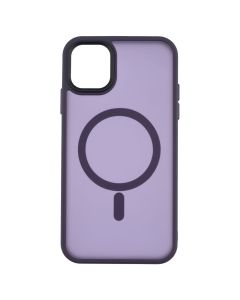 Чехол накладка для iPhone 11 WAVE Matte Insane MagSafe Фиолетовый (Deep Purple)