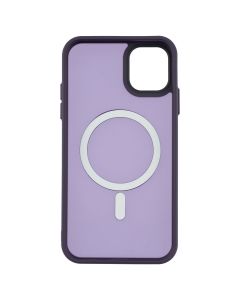 Чехол накладка для iPhone 11 WAVE Matte Insane MagSafe Фиолетовый (Deep Purple)