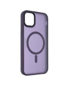 Чехол накладка для iPhone 11 WAVE Matte Insane MagSafe Фиолетовый (Deep Purple)