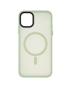 Чехол накладка для iPhone 11 WAVE Matte Insane MagSafe Зеленый (Мятный)