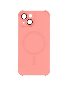 Чохол накладка для iPhone 15 Silk Touch with MagSafe Помаранчева (Peach)