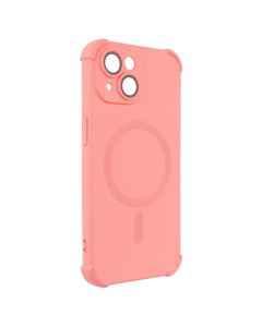 Чохол накладка для iPhone 15 Silk Touch with MagSafe Помаранчева (Peach)