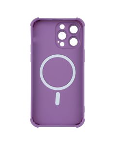 Чохол накладка для iPhone 14 Pro Max Silk Touch with MagSafe Фіолетова (Purple)