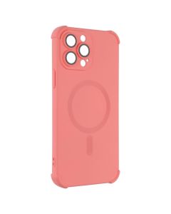 Чохол-накладка для iPhone 13 Pro Max Silk Touch с технологией MagSafe, оранжевый (персиковый)