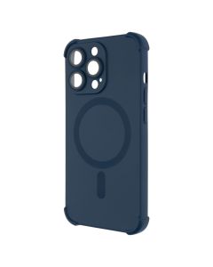 Чохол-накладка для iPhone 13 Pro Silk Touch с технологией MagSafe, синего цвета (Blue).