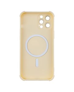 Чехол-накладка для iPhone 12 Pro Max Silk Touch с технологией MagSafe Белый (White)