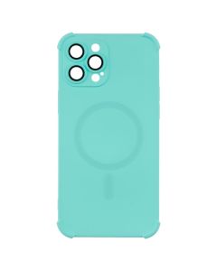 Чохол накладка для iPhone 12 Pro Max Silk Touch with MagSafe Зелена (Turquoise)