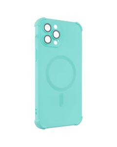 Чохол накладка для iPhone 12 Pro Max Silk Touch with MagSafe Зелена (Turquoise)