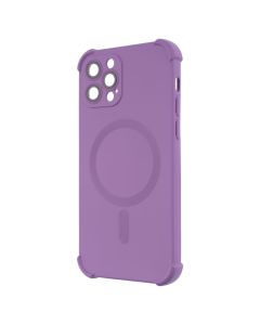 Чохол накладка для iPhone 12 Pro Silk Touch with MagSafe Фіолетова (Purple)
