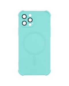 Чохол накладка для iPhone 12 Pro Silk Touch with MagSafe Зелена (Turquoise)
