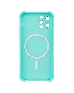 Чохол накладка для iPhone 12 Pro Silk Touch with MagSafe Зелена (Turquoise)