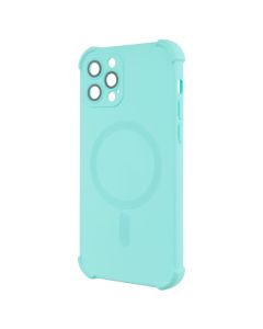 Чохол накладка для iPhone 12 Pro Silk Touch with MagSafe Зелена (Turquoise)