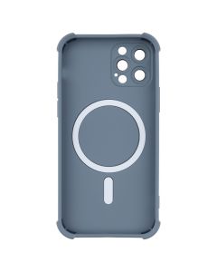 Чехол-накладка для iPhone 12 Pro Silk Touch с технологией MagSafe Серый (Grey)