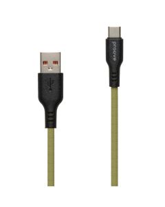 USB кабель Proove Rebirth Type-C 2.4A 1м Зелений (Green)