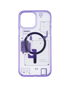 Чехол накладка для iPhone 14 Spigen Inside Фиолетовый (Purple)