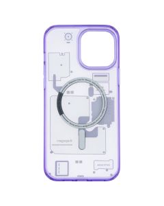 Чехол накладка для iPhone 14 Spigen Inside Фиолетовый (Purple)