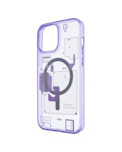 Чехол накладка для iPhone 14 Spigen Inside Фиолетовый (Purple)