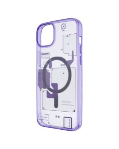 Чохол накладка для iPhone 15 Plus Spigen Inside Фіолетова (Purple)