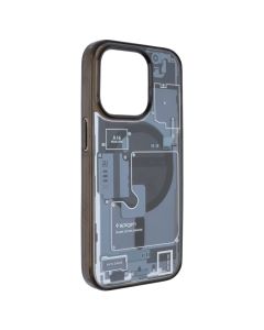 Чехол накладка для iPhone 15 Pro Spigen Inside Черный (Black)