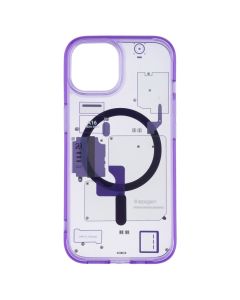 Чехол-накладка для iPhone 15 Spigen Inside Фиолетовый (Purple)