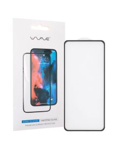 Защитное стекло для Samsung A72 WAVE Edge 3D Черное (Black)