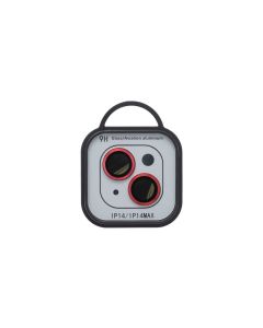 Защитное стекло на камеру iPhone 14/14 Plus Metal Classic Красный (Red)