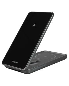 Зарядний пристрій бездротовий Proove Metal Edge 3in1 Сірий (Grey)