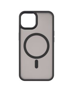 Чохол накладка для iPhone 13 TPU+PC Metal Buttons with MagSafe Colorful Чорна (Black)
