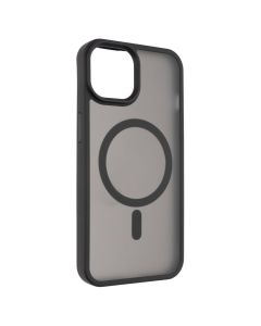 Чохол накладка для iPhone 13 TPU+PC Metal Buttons with MagSafe Colorful Чорна (Black)