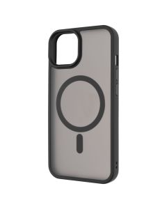 Чохол накладка для iPhone 13 TPU+PC Metal Buttons with MagSafe Colorful Чорна (Black)