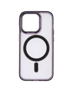 Чохол накладка для iPhone 14 Pro TPU Iris with MagSafe Чорна (Black)